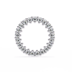 Flora Round Diamond Earrings