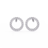 Flora Round Diamond Earrings
