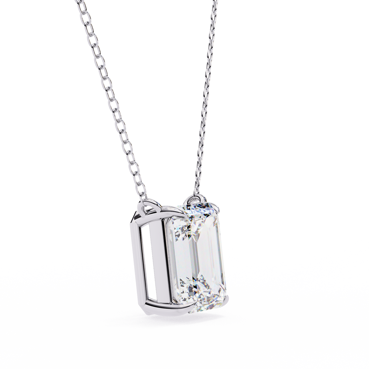 Ivy Grace Emerald Diamond Pendant