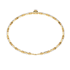 Yellow Gold Florette Clover Diamond Bracelet