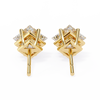 Princess Cut Natural Diamond Stud Earrings