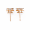 Princess Cut Natural Diamond Stud Earrings