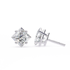 Princess Cut Natural Diamond Stud Earrings