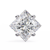 Princess Cut Natural Diamond Stud Earrings