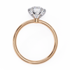 Rose Gold Round Brilliant Solitaire Diamond Engagement Ring