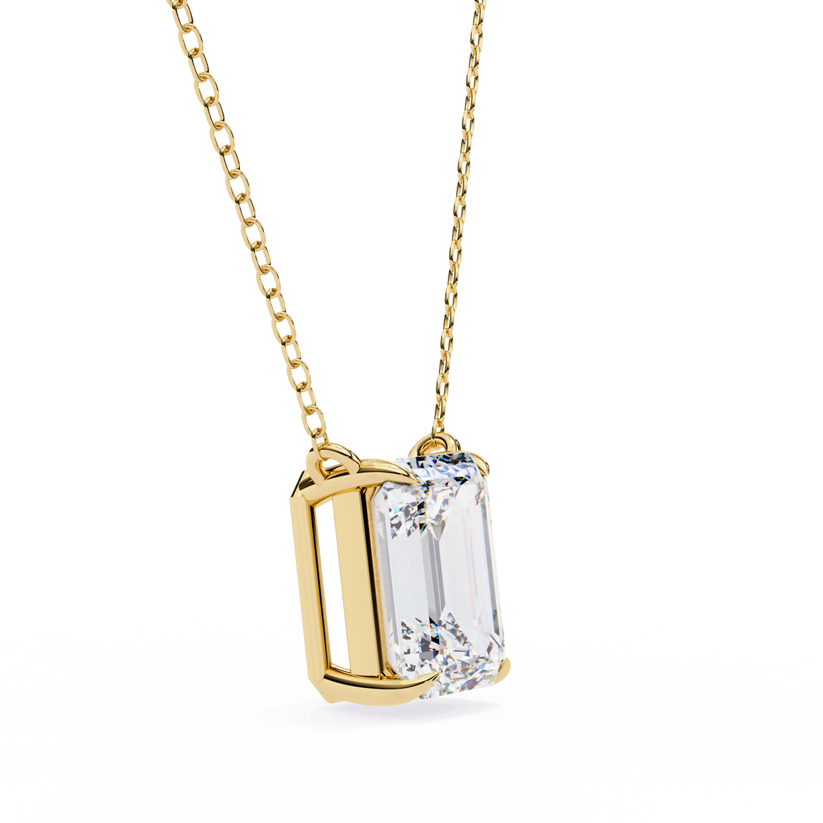 Ivy Grace Emerald Diamond Pendant