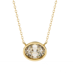 Round Bezel-Set Solitaire Pendant