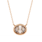 Round Bezel-Set Solitaire Pendant