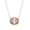 Round Bezel-Set Solitaire Pendant