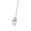 Round Bezel-Set Solitaire Pendant