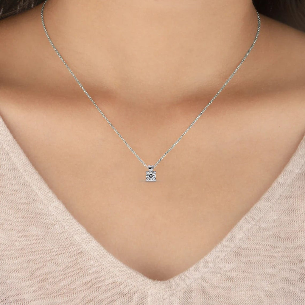 Twinkle Round Diamond Pendant