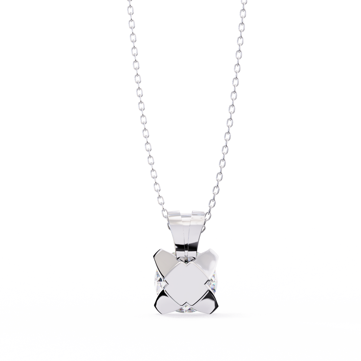 Twinkle Round Diamond Pendant