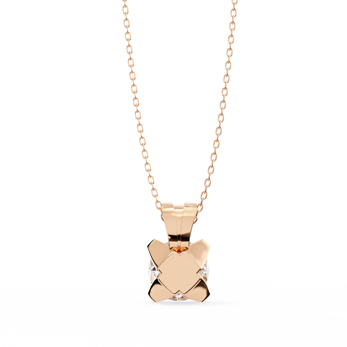 Twinkle Round Diamond Pendant