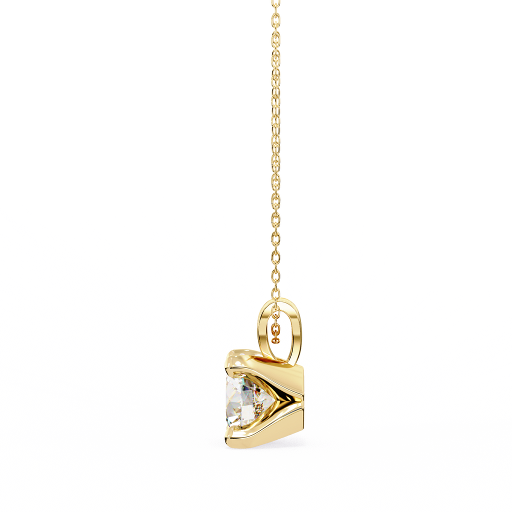 Twinkle Round Diamond Pendant