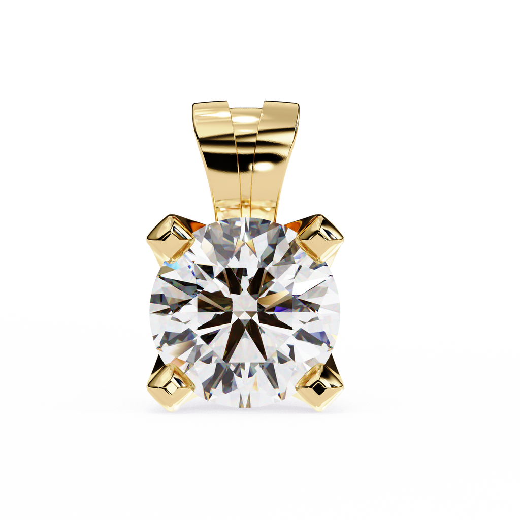 Twinkle Round Diamond Pendant