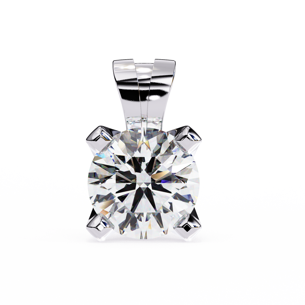 Twinkle Round Diamond Pendant