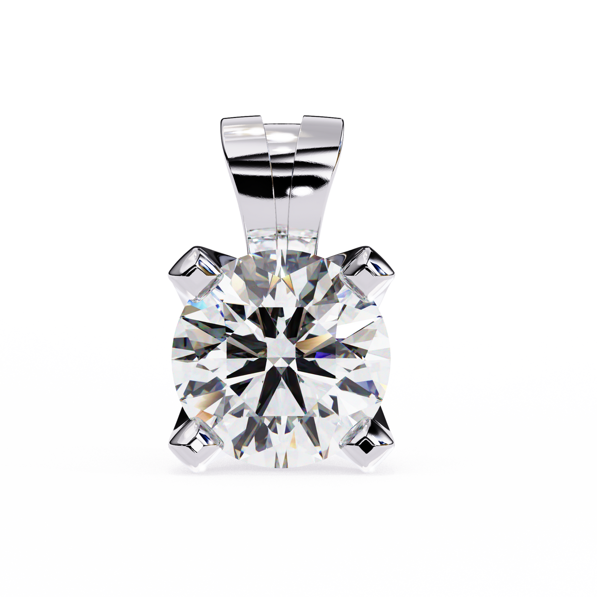 Twinkle Round Diamond Pendant