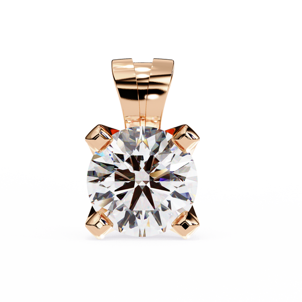 Twinkle Round Diamond Pendant