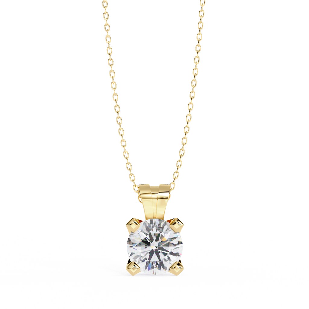 Twinkle Round Diamond Pendant