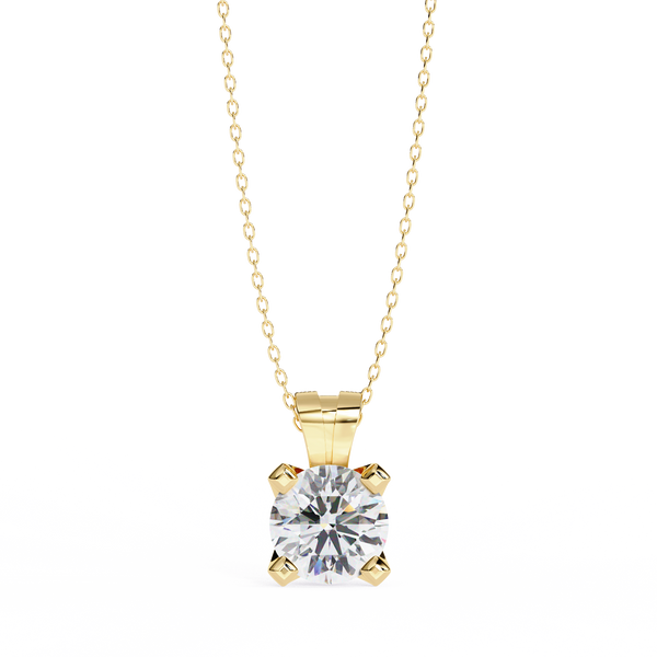 Twinkle Round Diamond Pendant