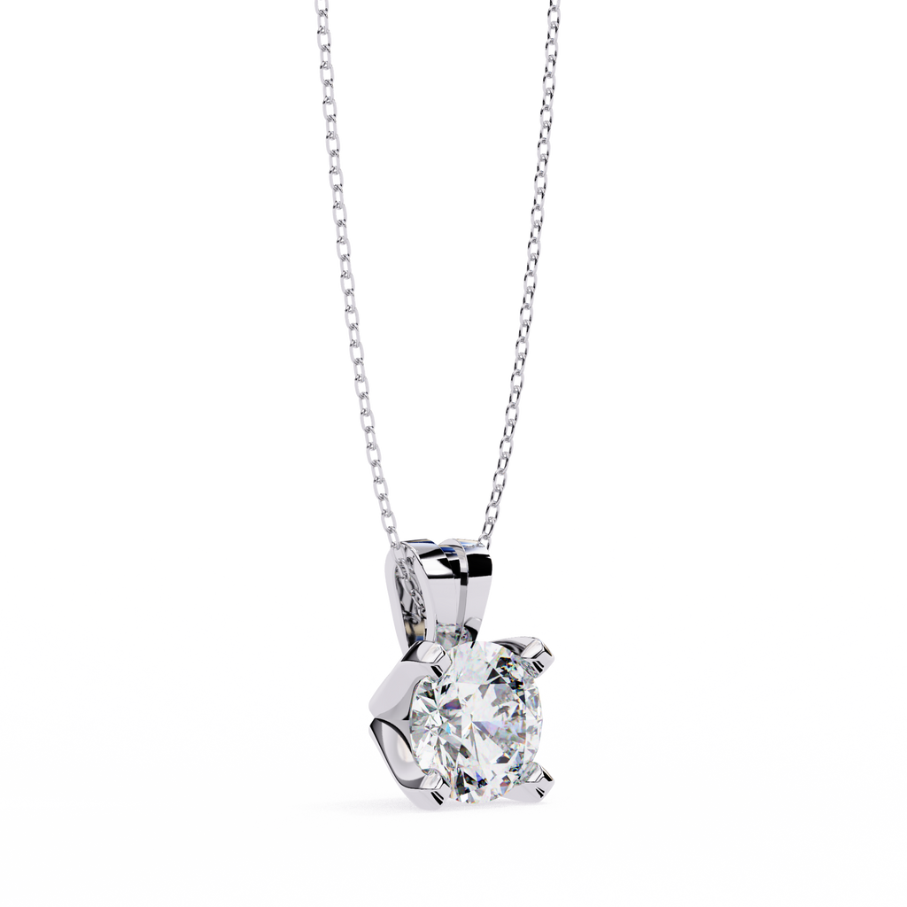 Twinkle Round Diamond Pendant