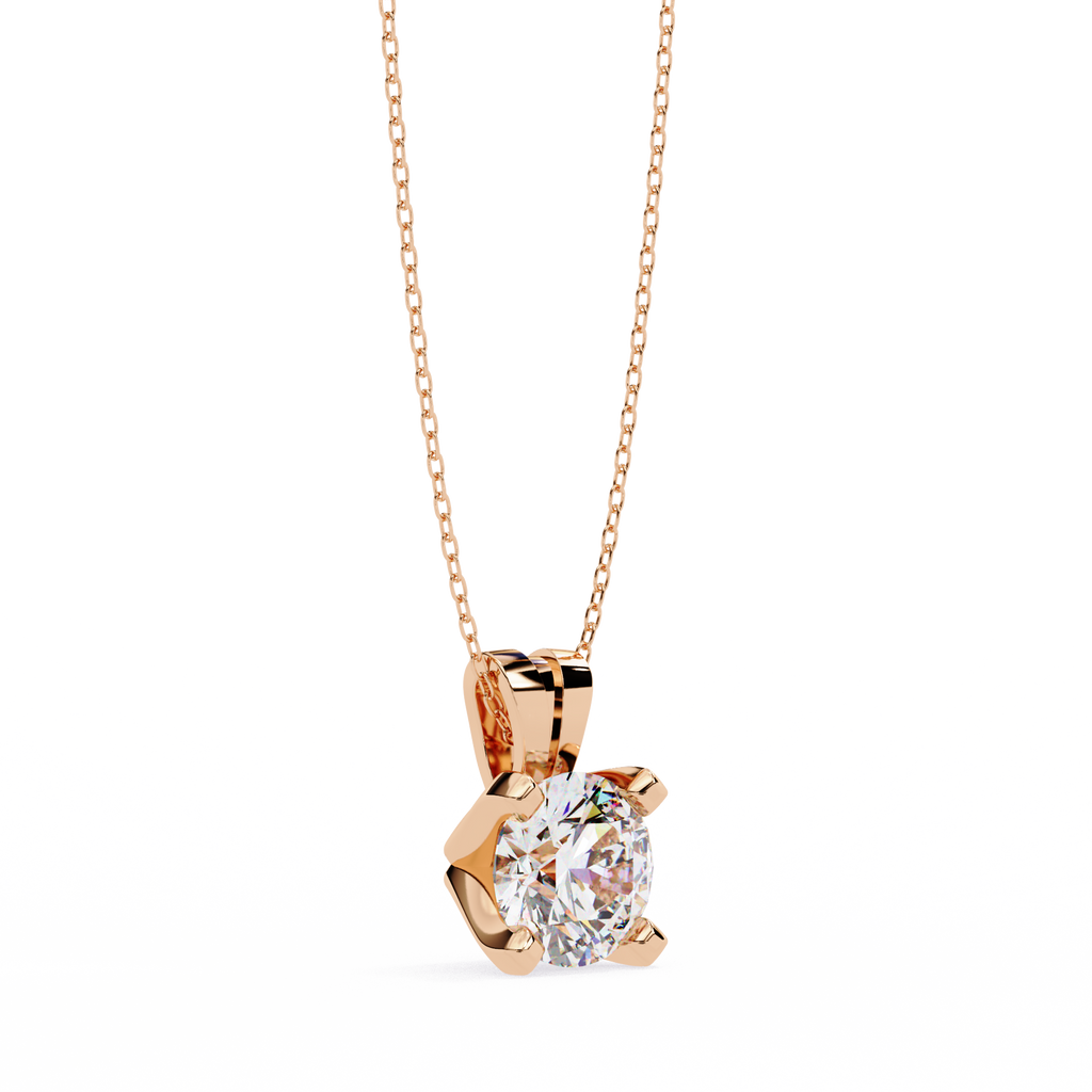 Twinkle Round Diamond Pendant