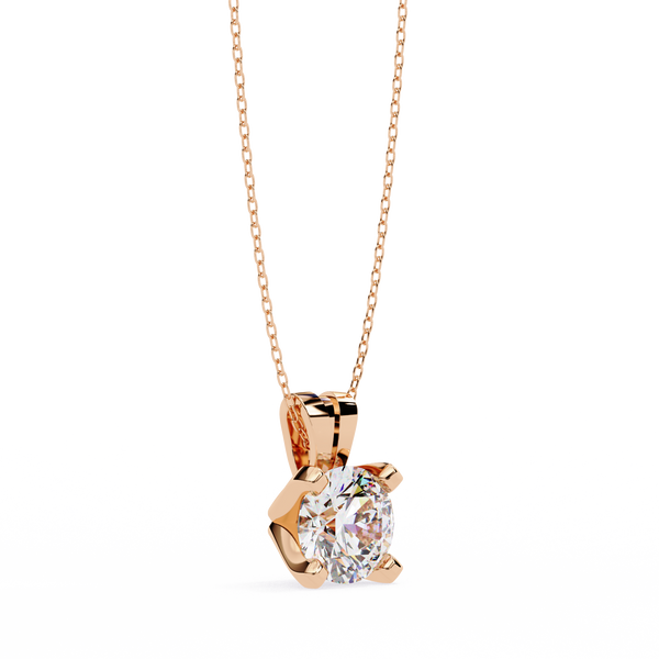Twinkle Round Diamond Pendant