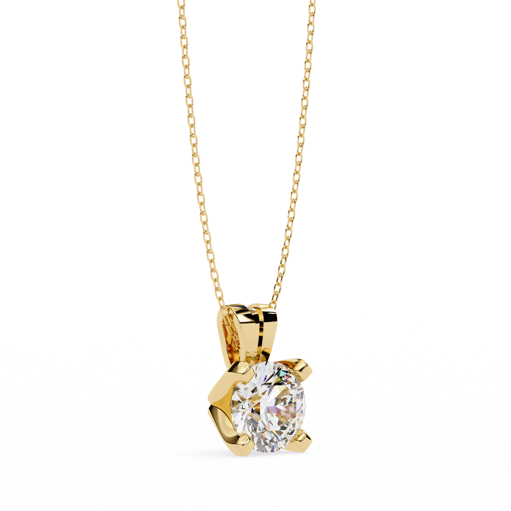 Twinkle Round Diamond Pendant