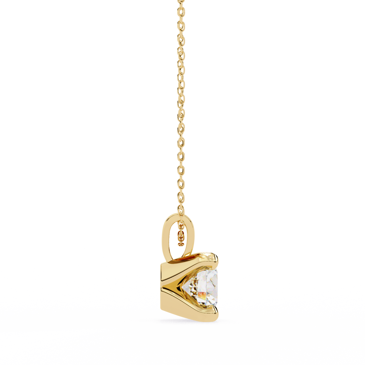 Twinkle Round Diamond Pendant