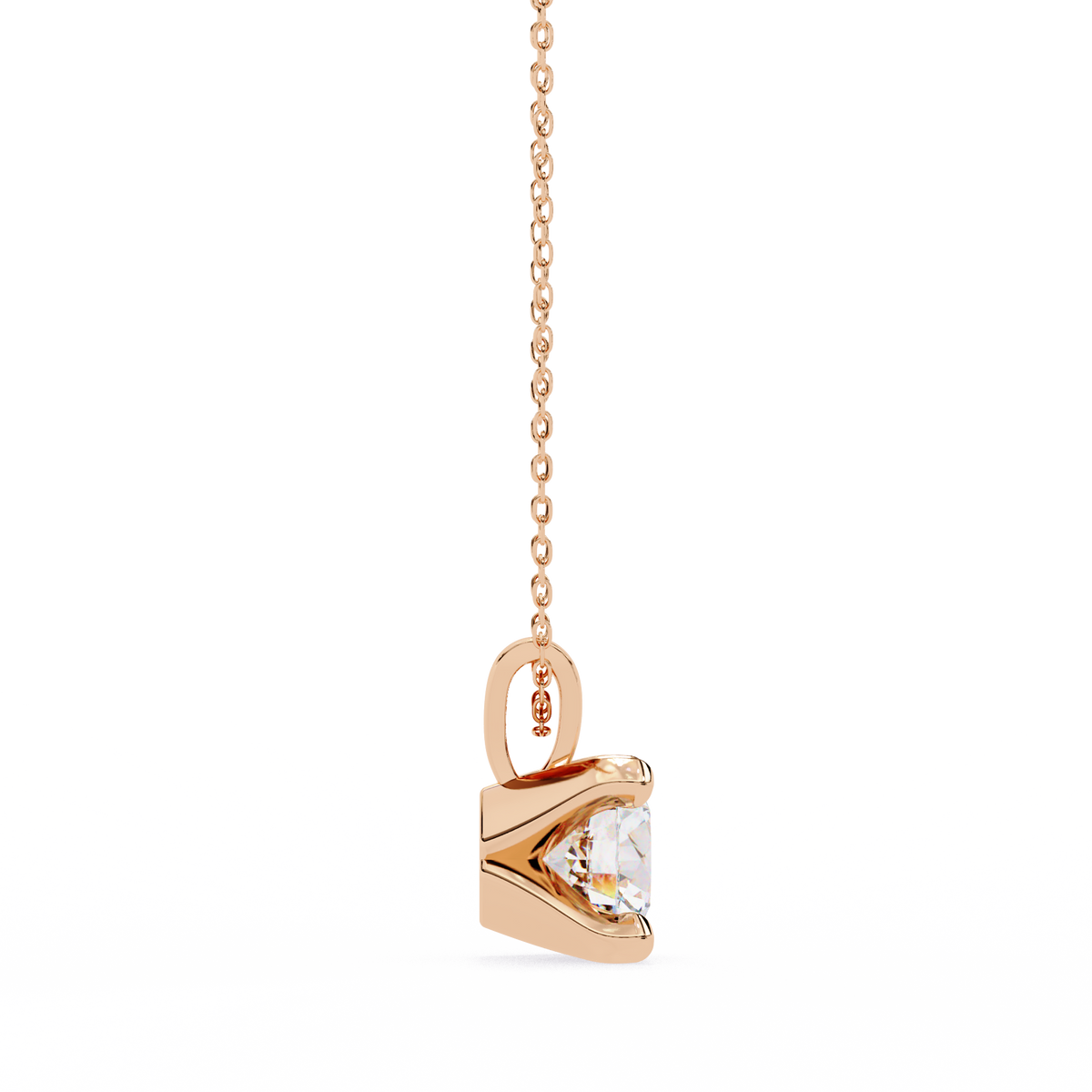Twinkle Round Diamond Pendant