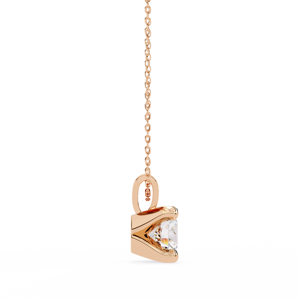 Twinkle Round Diamond Pendant