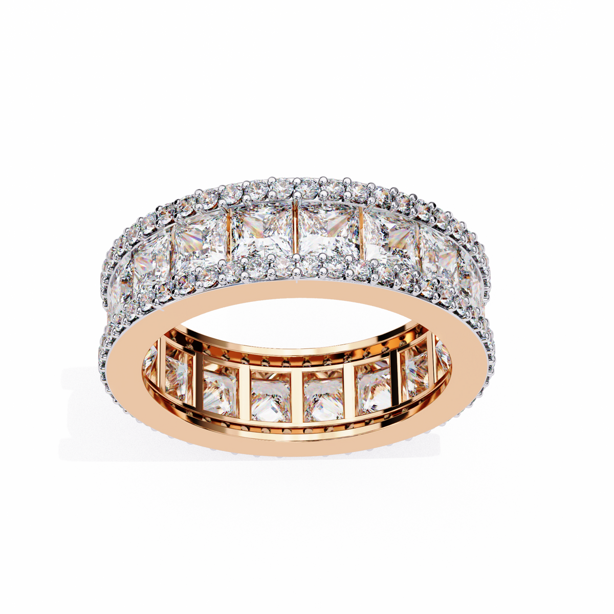 Mixed Cut Diamond Eternity Ring