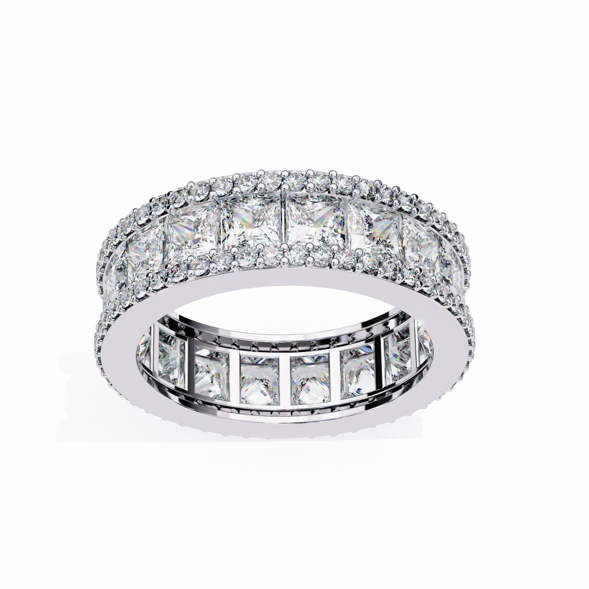 Mixed Cut Diamond Eternity Ring