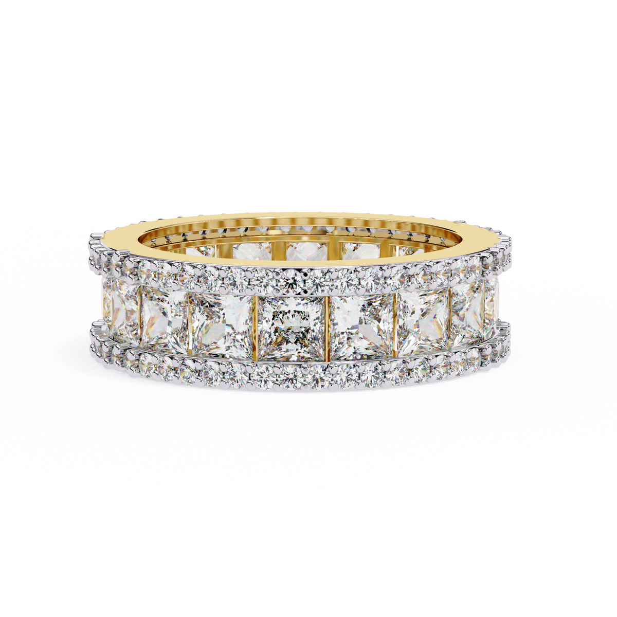 Mixed Cut Diamond Eternity Ring