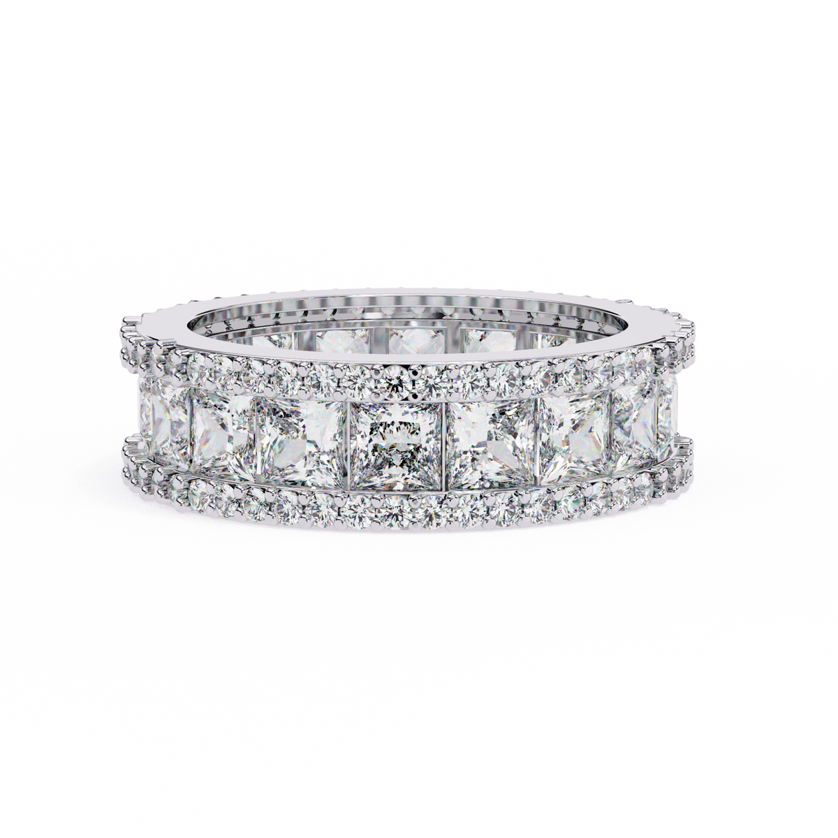 Mixed Cut Diamond Eternity Ring