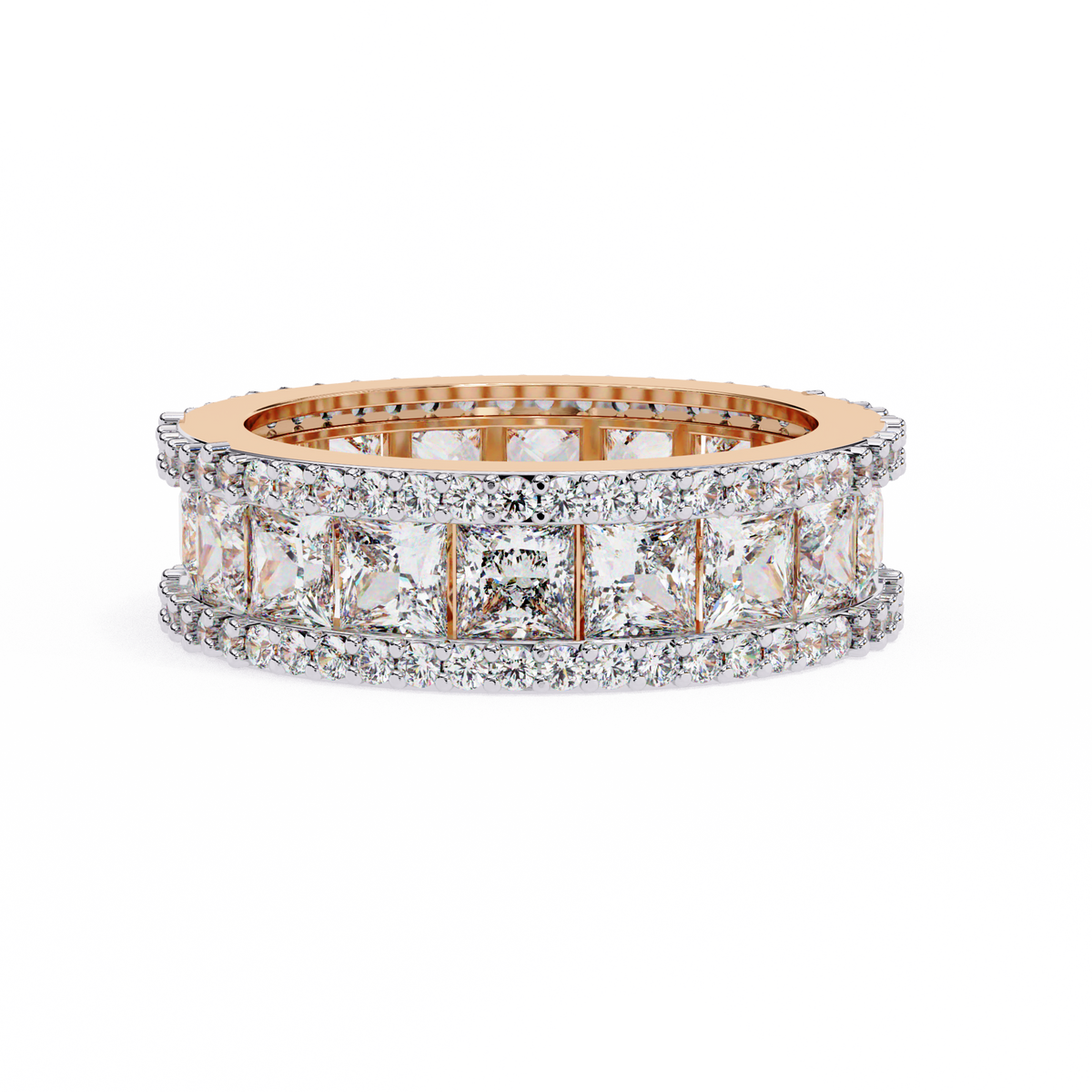 Mixed Cut Diamond Eternity Ring