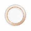 Rose Gold Princess-Cut Diamond Three-Row Full Eternity Band Ring