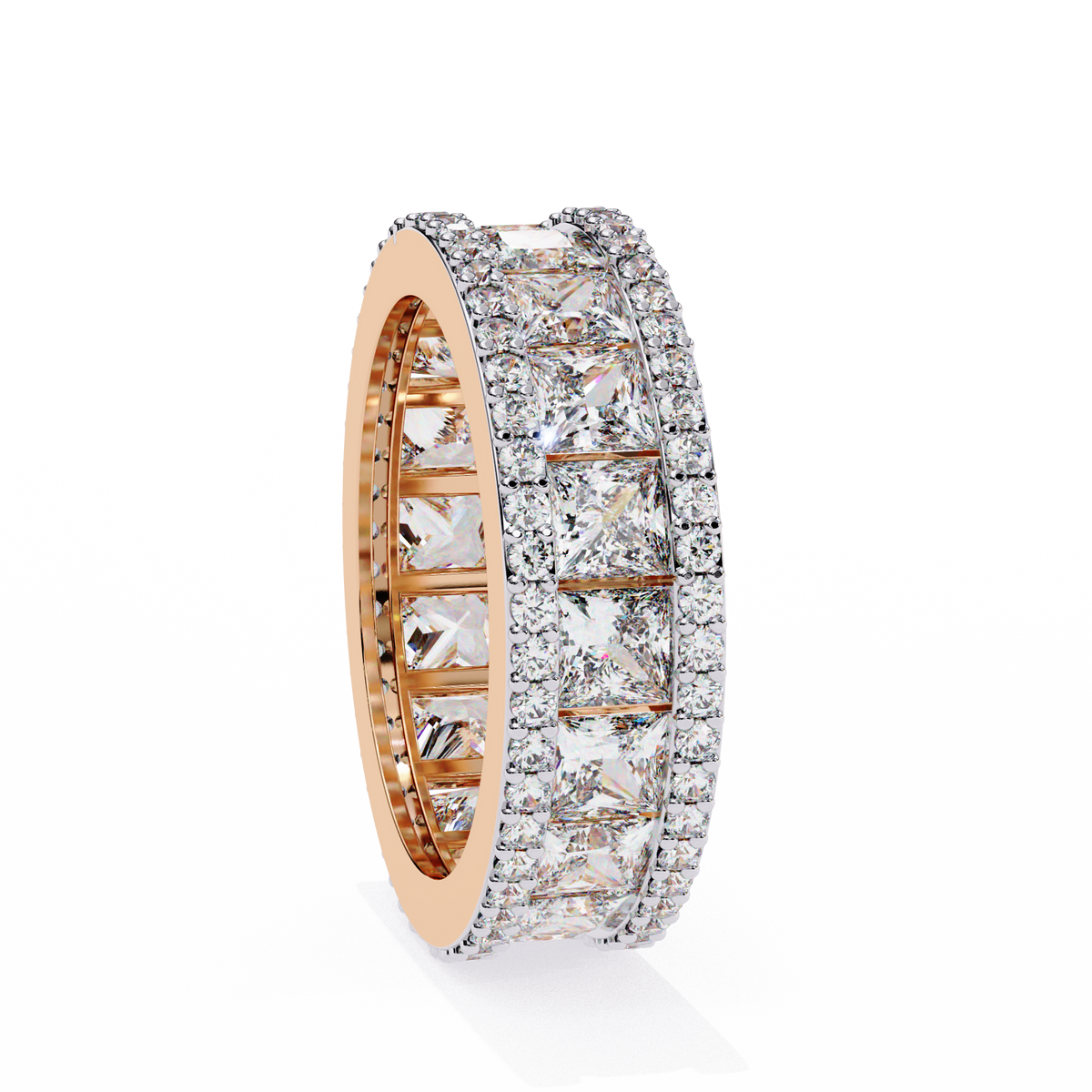 Mixed Cut Diamond Eternity Ring
