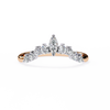 Natural Diamond Marquise Crown Band
