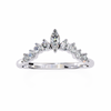 Natural Diamond Marquise Crown Band