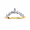 Natural Diamond Marquise Crown Band