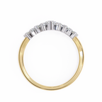 Natural Diamond Marquise Crown Band