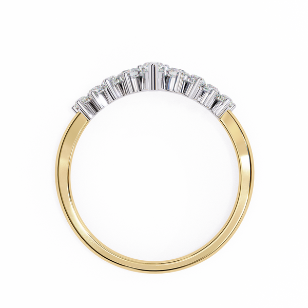 Natural Diamond Marquise Crown Band