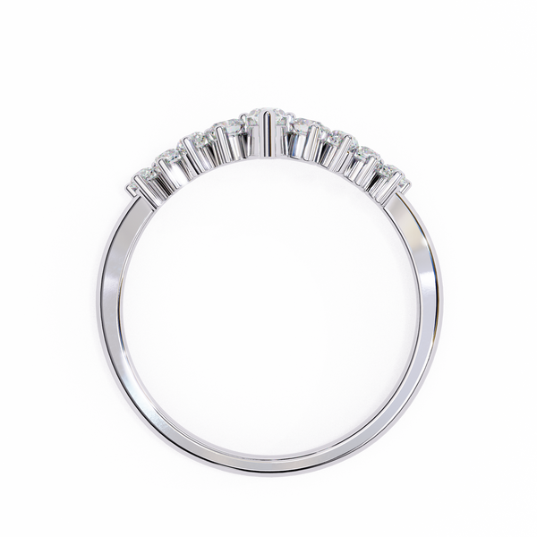 Natural Diamond Marquise Crown Band