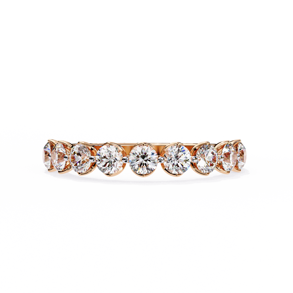 Natural Diamond Infinity Spark Band