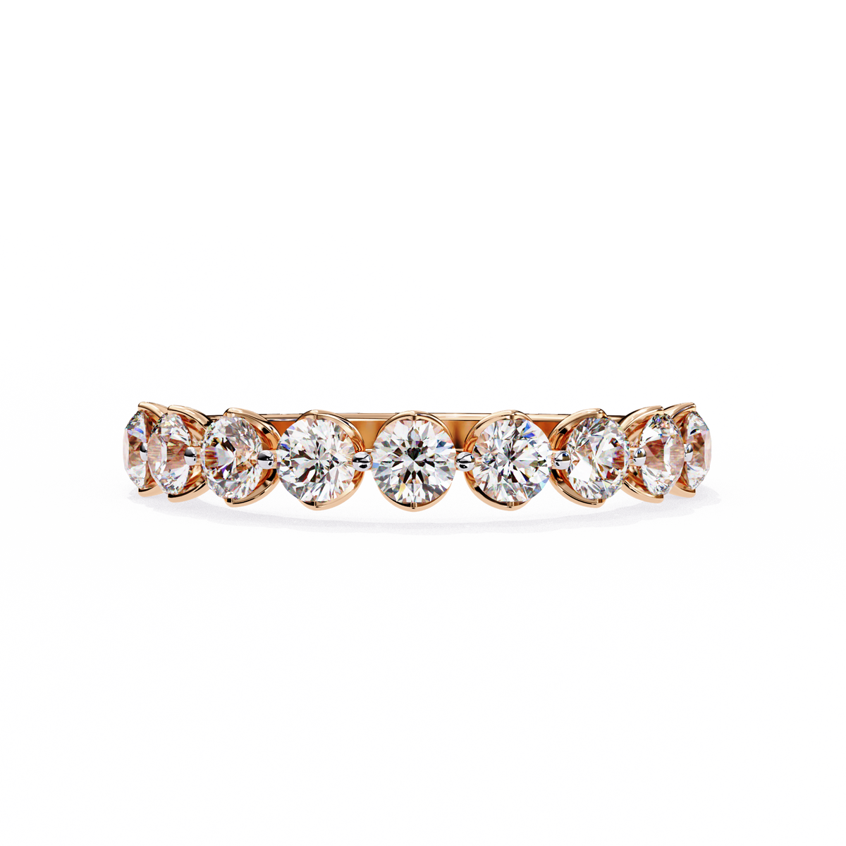 Natural Diamond Infinity Spark Band