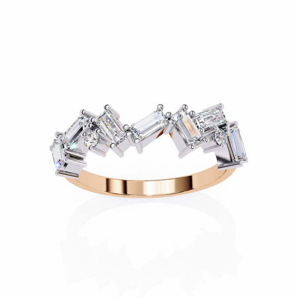 Natural Diamond Zigzag Radiance Band