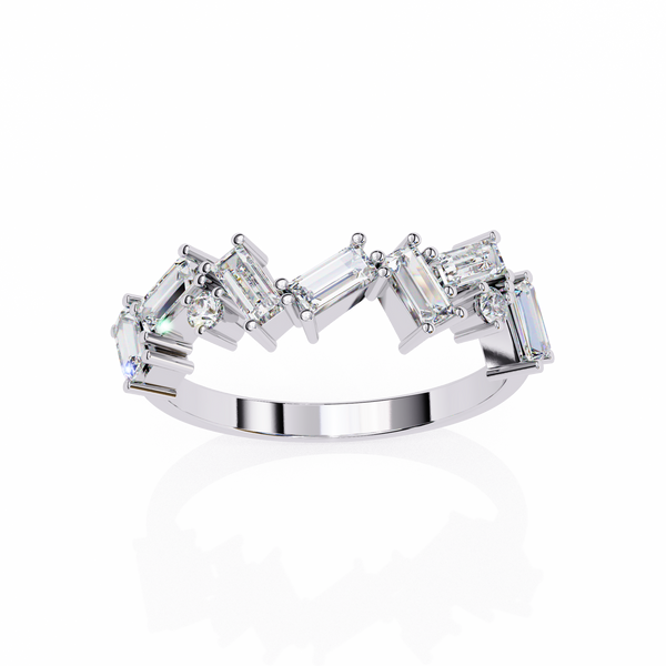 Natural Diamond Zigzag Radiance Band