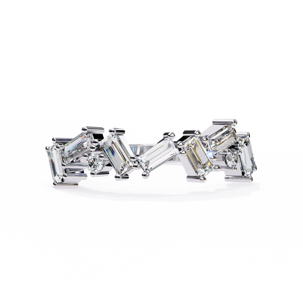 Natural Diamond Zigzag Radiance Band