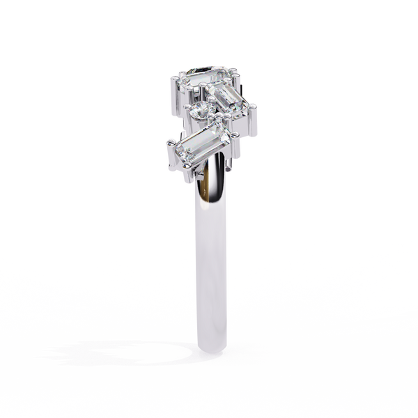 Natural Diamond Zigzag Radiance Band